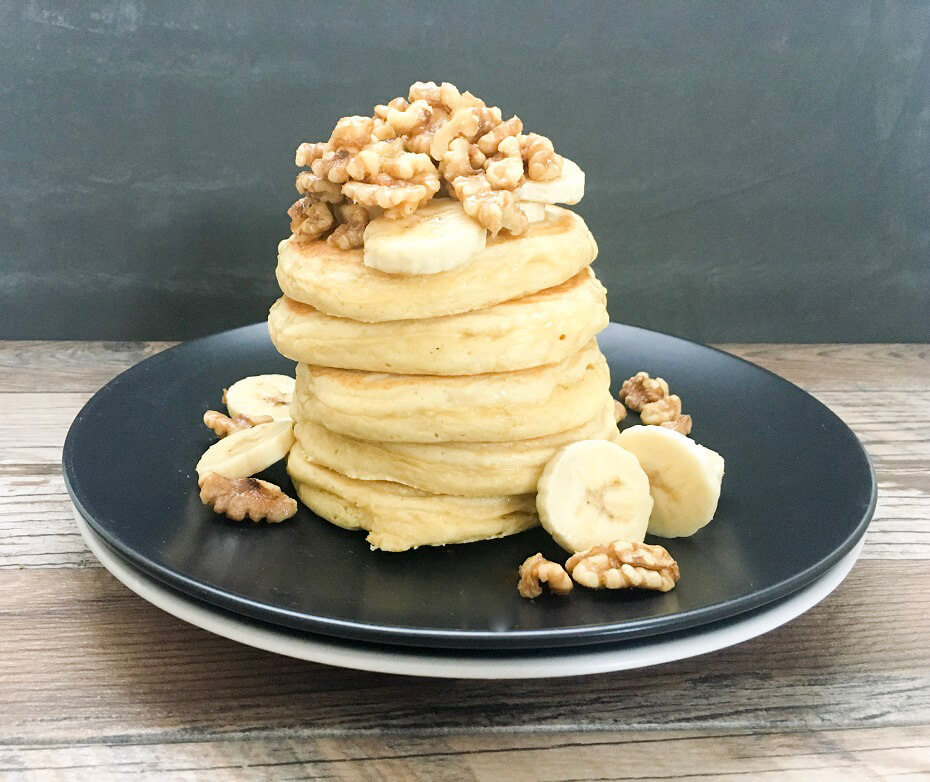 Banana Nut Pancakes Cooking with Bliss
