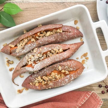 how to bake sweet potatoes fast