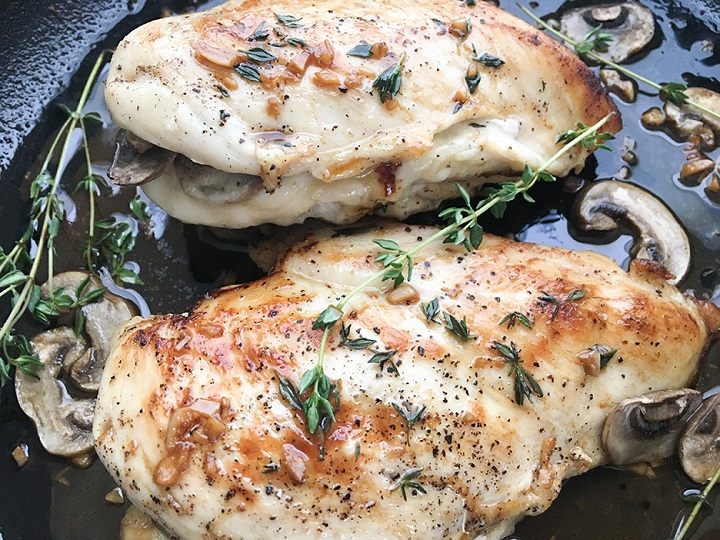 Chicken Breast Stuffed with Mozzarella - Cooking With Bliss