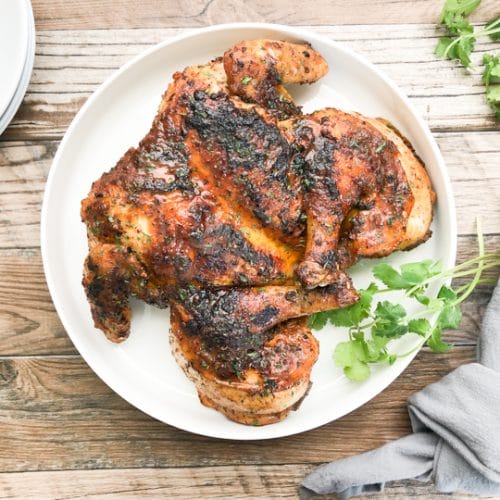 Cajun Spatchcock Chicken Recipe : Cooking With Bliss