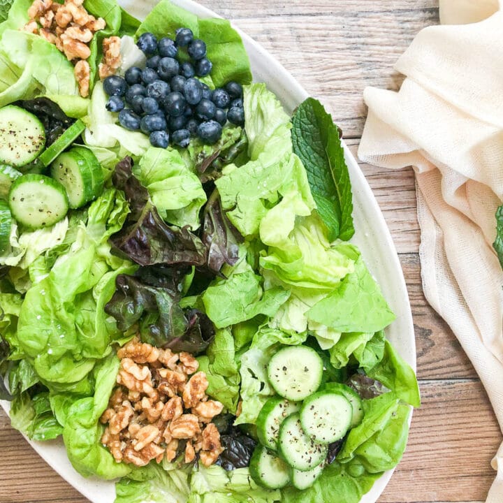 Fresh Spring Mix Salad Cooking With Bliss
