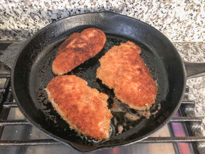Pan Fried Panko Chicken Breast Cooking With Bliss
