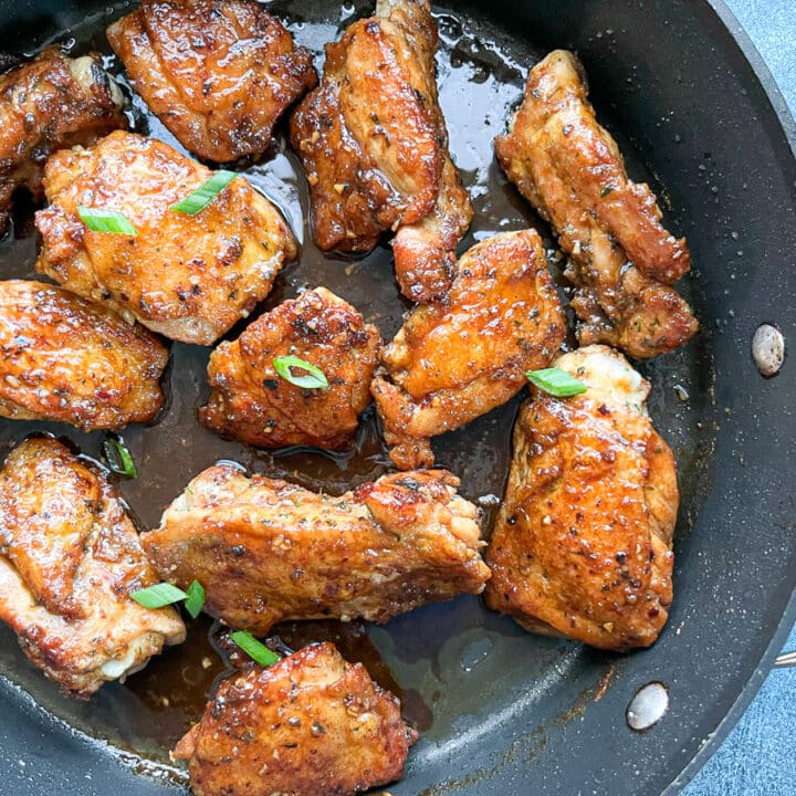 Easy Stove Top Chicken Thighs : Cooking With Bliss